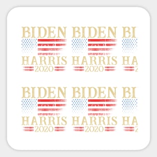 BIDEN HARRIS 2020 White Sticker